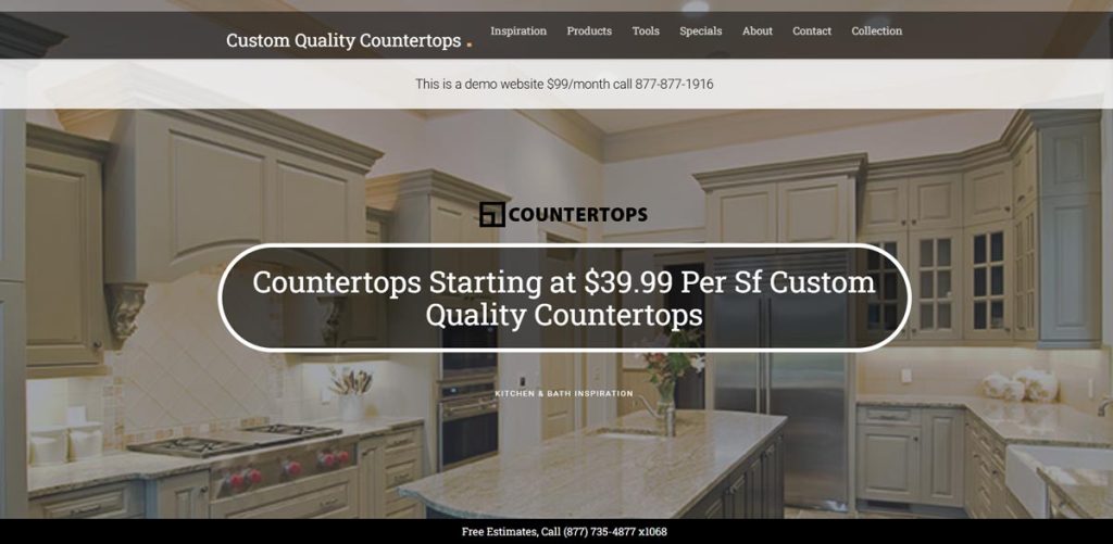 Demo Countertop Website